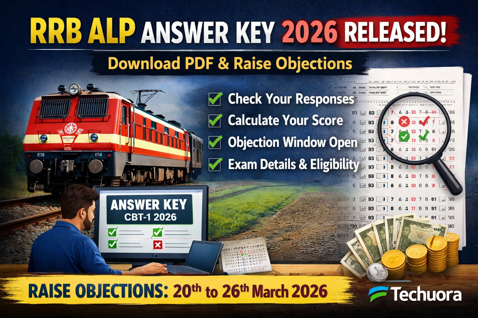 RRB ALP Answer Key 2026 Out – Download CBT 1 PDF