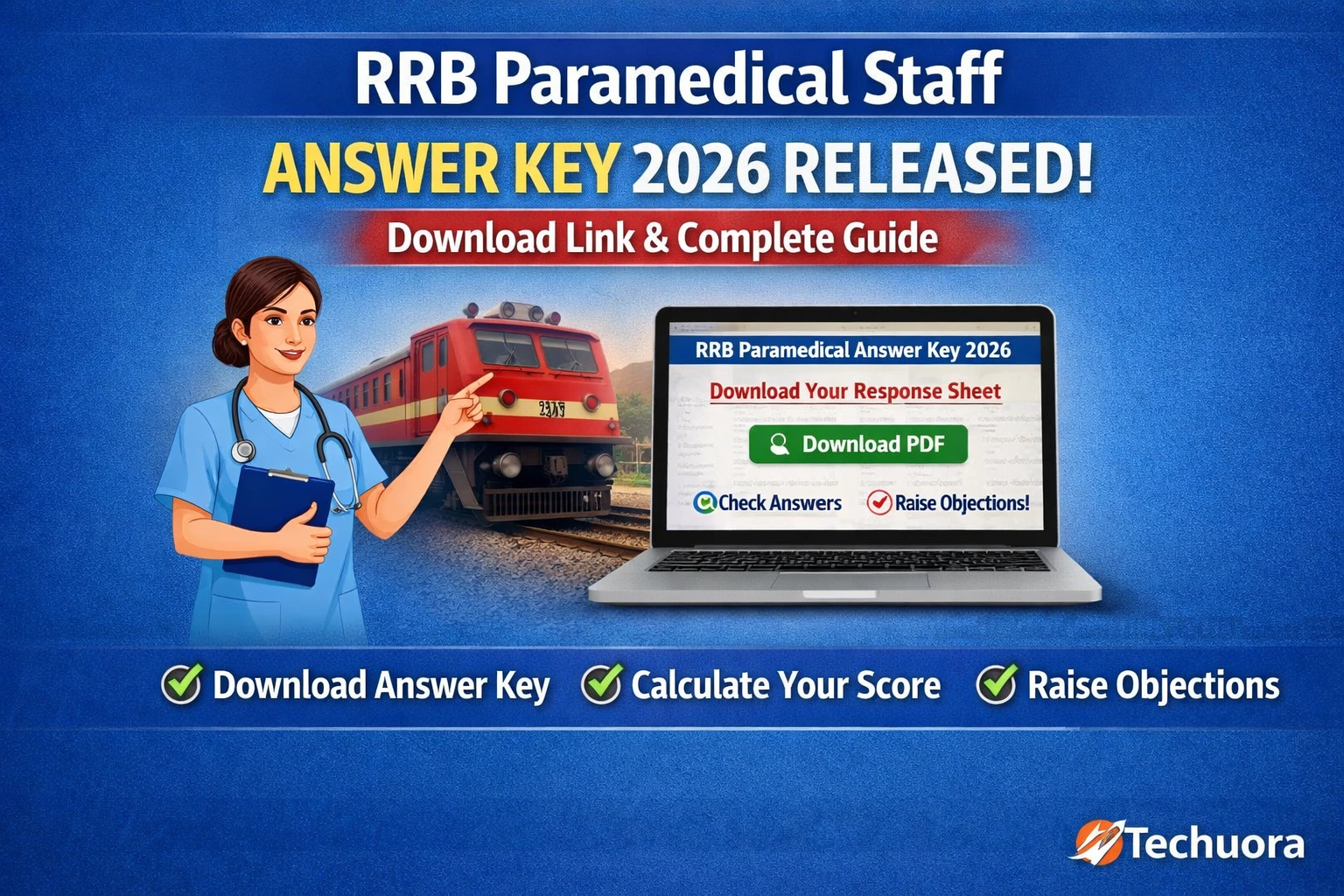 RRB Paramedical Answer Key 2026 Download Link Out Now